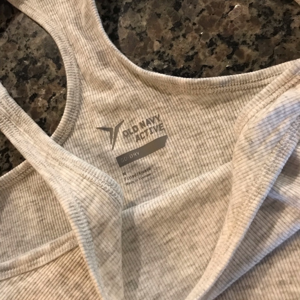 Grey Ribbed Tank - Picture 2 of 2